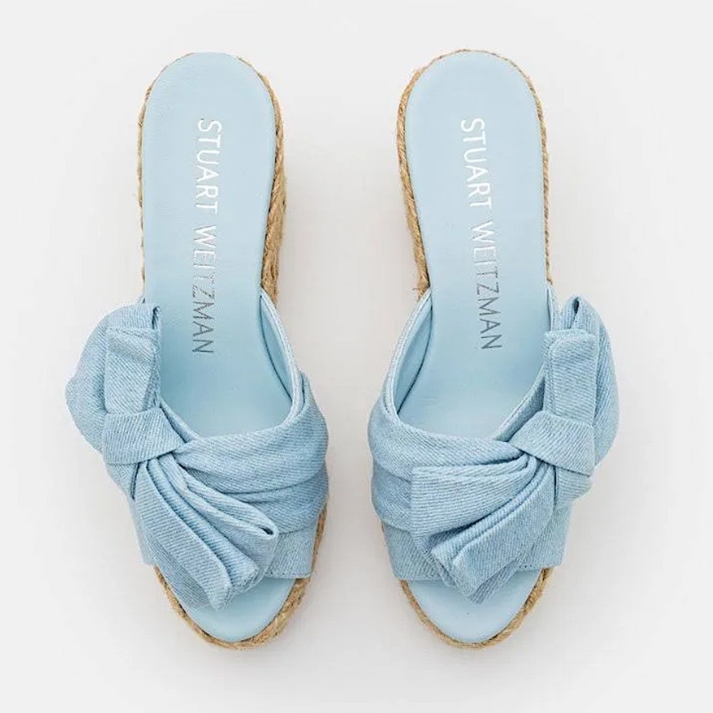 Love Knot Espadrille Sandals - Stuart Weitzman, used a couple of times